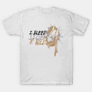 I Bleed Silver & Gold T-Shirt